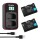 KINGMA BATT+CHARGER LCD LP-E6 